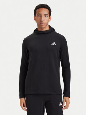adidas adidas Суитшърт от техническо трико Adi365 Running Essentials Winterized KV4279 Черен Slim Fit