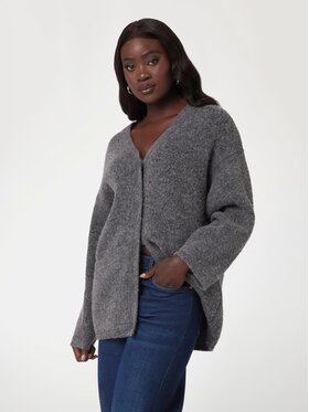 Guess Guess Sweter 170575 Szary Classic Fit