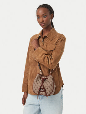 Guess Guess Kabelka Samantha Mini HWJG23 13770 Hnědá