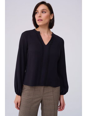 blue shadow blue shadow Bluzka Doya BS Czarny Standard Fit