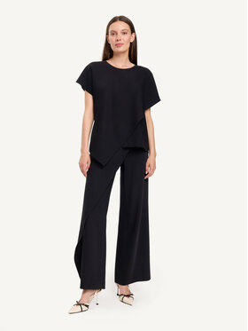 KMX KMX Bluzka 504390007 Czarny Loose Fit