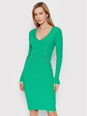 Rinascimento Rinascimento Trikotažinė suknelė CFM0010758003 Žalia Slim Fit