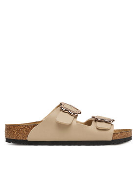 Birkenstock Birkenstock Παντόφλες Arizona Flower Buckle Kids 1030419 S Μπεζ