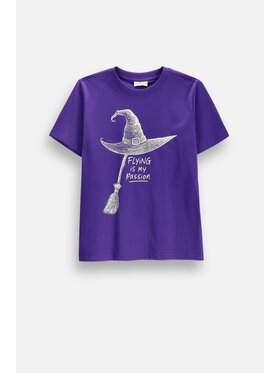 Coccodrillo Coccodrillo T-Shirt ZC6143207VUA-016 Fioletowy Regular Fit