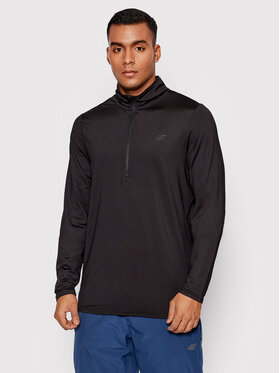 4F 4F Techninis džemperis H4Z21-BIMD030 Juoda Slim Fit