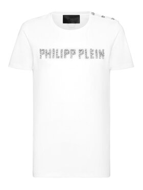 PHILIPP PLEIN PHILIPP PLEIN Tričko 5287 Biela Regular Fit