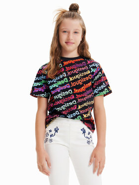 Desigual Desigual Tricou 23SBTK06 Colorat Regular Fit