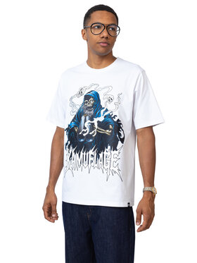 Kamuflage Kamuflage T-Shirt Skully Biały Oversize