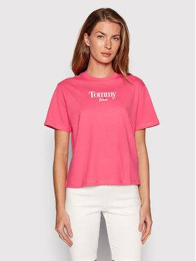 Tommy Jeans Tommy Jeans T-shirt Classic Essentail DW0DW13698 Ružičasta Regular Fit