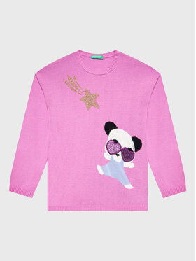 United Colors Of Benetton United Colors Of Benetton Светр 1170H100G Рожевий Regular Fit