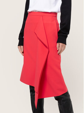 HUGO Hugo Fustă midi Ribina 50432558 Roșu Regular Fit