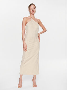 Samsøe Samsøe Samsøe Samsøe Ежедневна рокля Crystal F23100200 Бежов Slim Fit