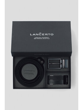 Lancerto Lancerto Pasek Męski Boone PS073224000001 Czarny