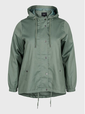 Zizzi Parka M52606C Zelena Regular Fit