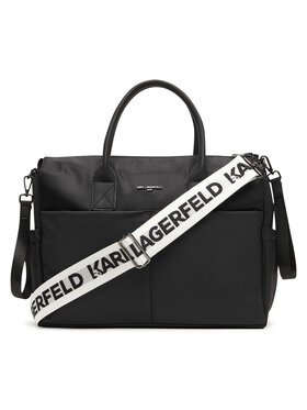 Karl Lagerfeld Kids Karl Lagerfeld Kids Torba za otroški voziček Newborn D2 Z31194 Črna