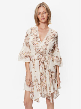 TWINSET TWINSET Koktejlové šaty 231TT2452 Béžová Regular Fit