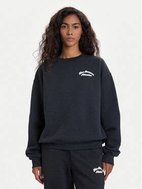 New Balance New Balance Mikina WT53516 Čierna Relaxed Fit