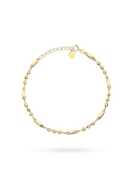 Fugart Fugart Bransoletka Bransoletka złota z diamentowanymi kulkami FUG2-17-B00770-2 Złoty