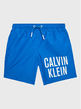 Calvin Klein Swimwear Calvin Klein Swimwear Szorty kąpielowe Medium KV0KV00021 Niebieski Regular Fit