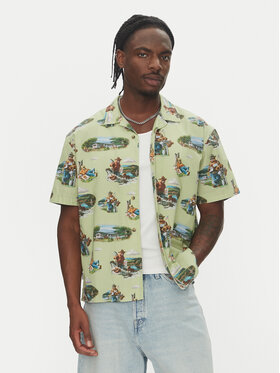 Element Element Hemd Sbxe Camp ELYWT00171 Grün Regular Fit