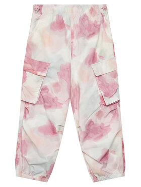 United Colors Of Benetton United Colors Of Benetton Штани з тканини 4Q2RCF04K Рожевий Relaxed Fit