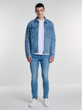 BIG STAR BIG STAR Jeansy DERIC Niebieski Skinny Fit