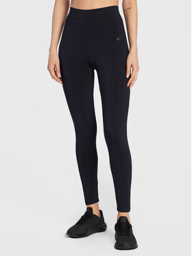 4F 4F Legginsy H4Z22-LEG350 Granatowy Slim Fit
