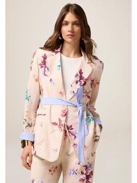 Oltre Oltre Giacca di transizione R010R002376N0R2 Rosa Regular Fit