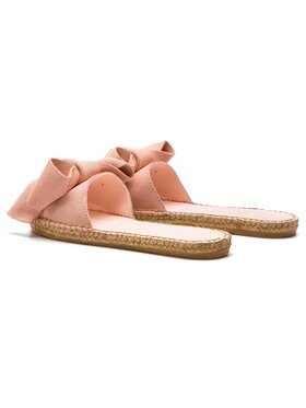 Manebi Espadrile Sandals With Bow W 1.4 J0 Roza