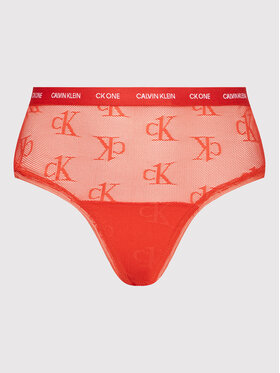 Calvin Klein Underwear Calvin Klein Underwear Stringi 000QF6856E Czerwony