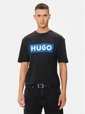 HUGO Hugo Тишърт Nico 50522376 Черен Regular Fit