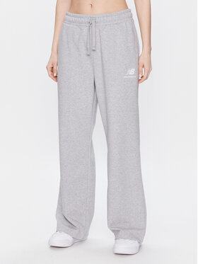 New Balance New Balance Pantalon jogging Essentials Stacked Logo French Terry WP31516 Gris Relaxed Fit