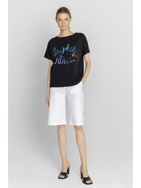 Deni Cler Milano Deni Cler Milano T-Shirt T-DC-T211-F2-10-90-1 Czarny Regular Fit
