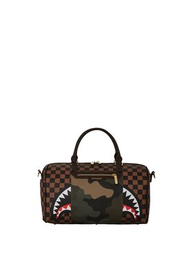 SPRAYGROUND SPRAYGROUND Borsa Sip With Camo Accent Mini Duffle Marrone