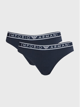 Emporio Armani Underwear Emporio Armani Underwear Set 2 parov brazilskih spodnjih hlačk 163337 3R227 00135 Mornarsko modra