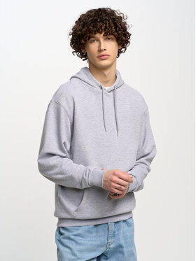BIG STAR BIG STAR Bluza LITSON_901_170 Szary Comfort Fit