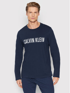 Calvin Klein Underwear Calvin Klein Underwear Koszulka piżamowa Crew 000NM1958E Granatowy Regular Fit
