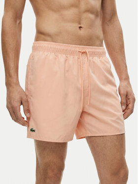 Lacoste Lacoste Plaukimo šortai MH6270 Šviesiai rožinė Regular Fit