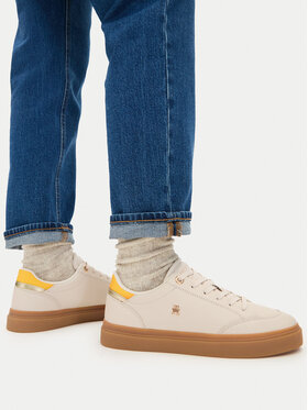 Tommy Hilfiger Tommy Hilfiger Sneakersy CHIC SNEAKER ELEVATED FW0FW09400 Béžová