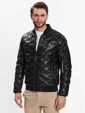 Milestone Milestone Lederjacke 311019 60220 Schwarz Regular Fit