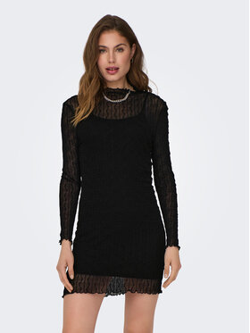 ONLY ONLY Коктейлна рокля Kate 15310218 Черен Regular Fit