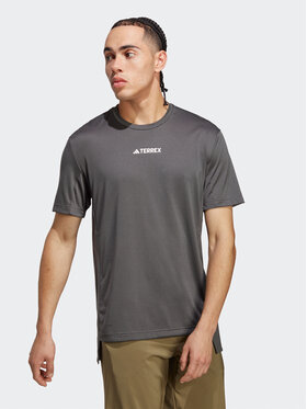 adidas adidas T-Shirt Terrex Multi T-Shirt HM4048 Czarny Regular Fit