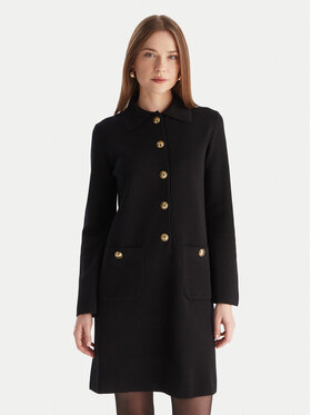 Luisa Spagnoli Luisa Spagnoli Плетена рокля Magilla 100109 Черен Regular Fit
