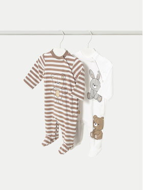 Mayoral Mayoral 2er-Set Strampler 1709 Beige