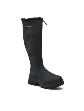 Calvin Klein Jeans Calvin Klein Jeans Гумени ботуши Chunky Combat Rainboot YW0YW00741 Черен