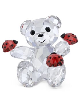 Swarovski Swarovski Ozdoba Miś Kris Miś na szczęście 5675983 Biały