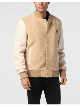 PHILIPP PLEIN PHILIPP PLEIN Bunda bomber 26087 Béžová Regular Fit