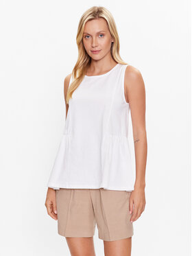 United Colors Of Benetton United Colors Of Benetton Pulover 3BL0D1044 Bela Regular Fit