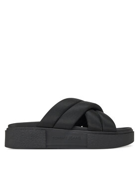 Tommy Jeans Tommy Jeans Шльопанці Tjw Flatform Sandal EN0EN02775 Чорний