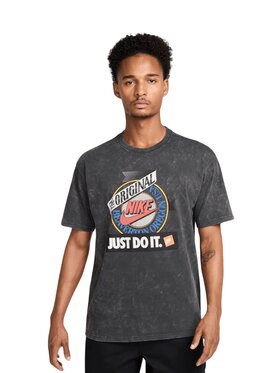Nike Nike T-Shirt U NSW TEE M90 TEST PRINT HJ0594-060 Szary Regular Fit